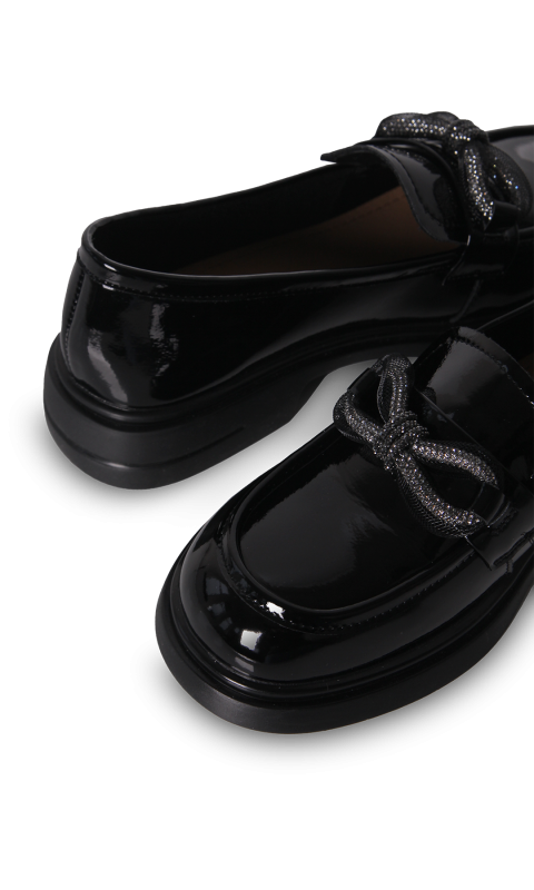 Лофери чорні жіночі (1299) 4S Shoes Melanda