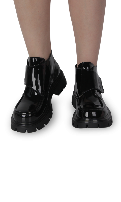 Черевики жіночі чорні (C852-505-N622) 4S Shoes Glossi