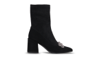Черевики чорні жіночі (J6004T-533 271+2948) 4S Shoes Angelo Vani