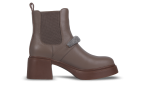 Черевики бежеві жіночі (K45-A61B) 4S Shoes Glossi