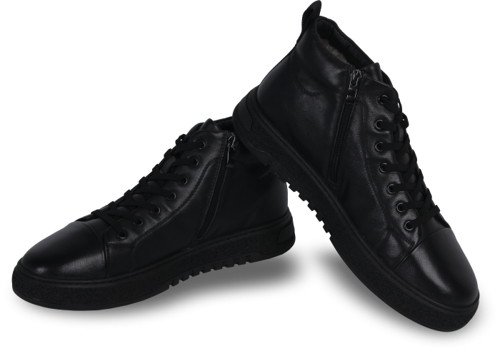 Кеди чорні чоловічі (M30-QM2530-1-1) 4S Shoes Lifexpert