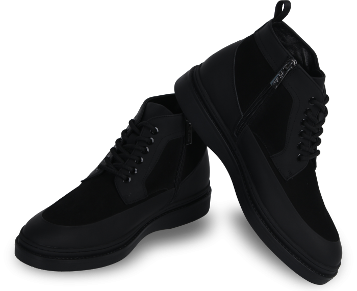 Черевики чорні чоловічі (H156-1) 4S Shoes