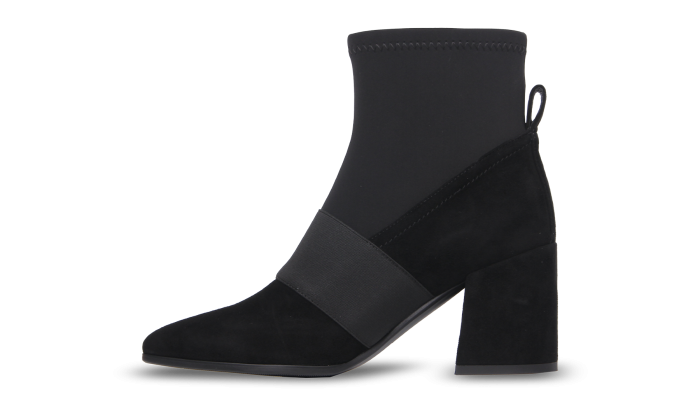 Черевики чорні жіночі (J6004-9344 271+G1399) 4S Shoes Angelo Vani