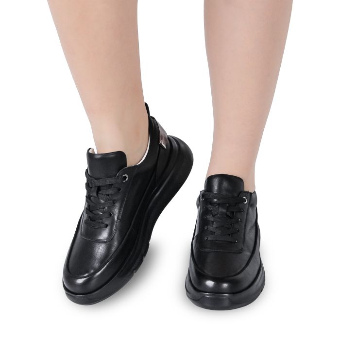 Кросівки чорні жіночі (2208-1-P1/T16) 4S Shoes
