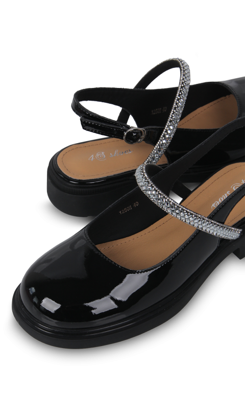 Слінгбеки жіночі чорні (1250H) 4S Shoes