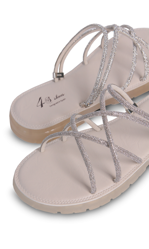 Сабо жіночі срібні (24228-1) 4S Shoes
