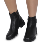 Черевики чорні жіночі (AY392-E13M-S2159) 4S Shoes Angelo Vani