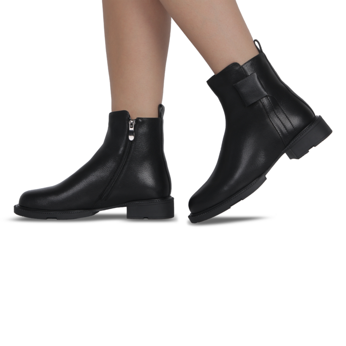 Черевики чорні жіночі (AY392-E13M-S2159) 4S Shoes Angelo Vani