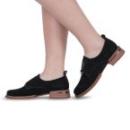 Туфлі чорні жіночі (H1928-A1796-A189) 4S Shoes Cruse