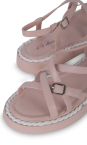 Босоніжки бежеві жіночі (Y82183-2-TY6) 4S Shoes Bonetti