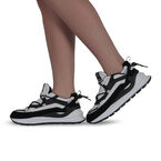 Кросівки чорно/білі жіночі (Q680-7) 4S Shoes Cruse