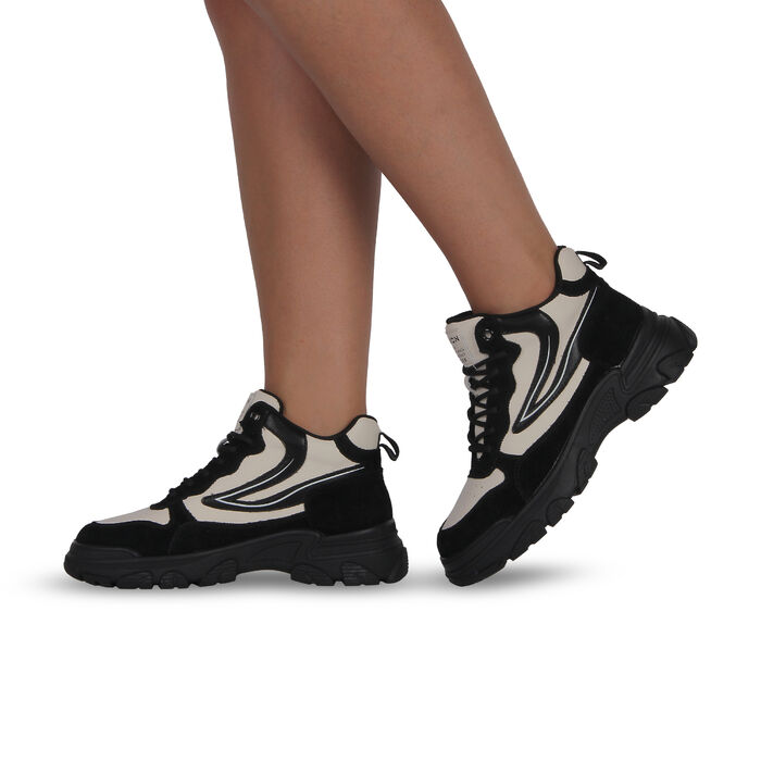 Кросівки чорні жіночі (Q21656-H) 4S Shoes Berisstini