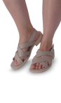 Босоніжки сірі жіночі (Y82172-2-TY20) 4S Shoes Bonetti