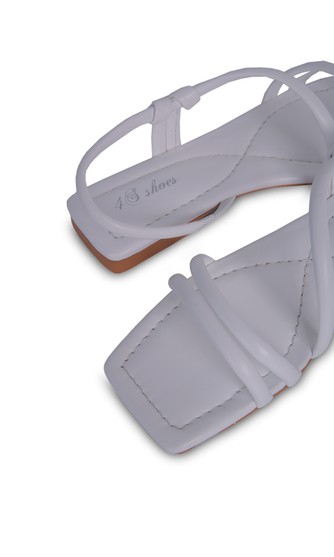 Босоніжки білі жіночі (227L-F12-S69) 4S Shoes