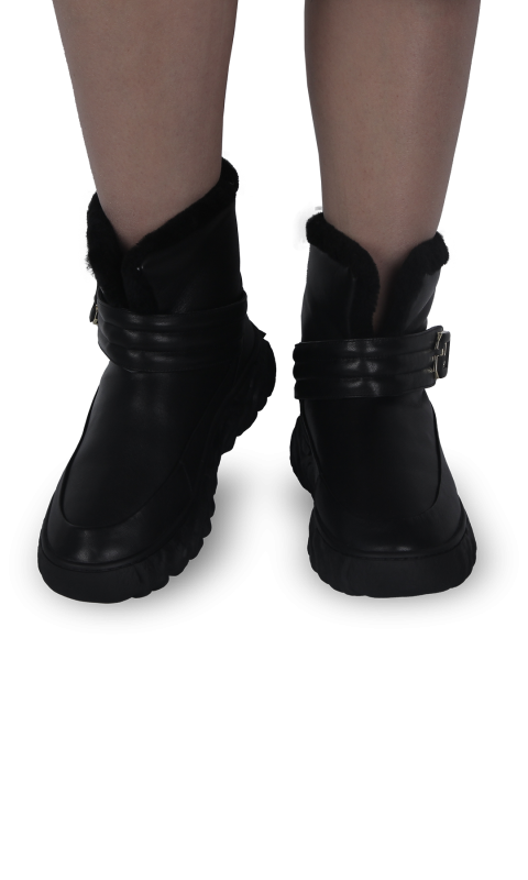 Уггі чорні жіночі (2309-1-1) 4S Shoes
