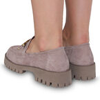 Лофери бежеві жіночі (PW1176A-82261-5) 4S Shoes Mossani