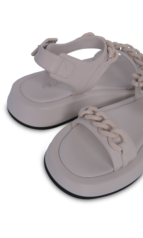 Босоніжки білі жіночі (206L-G52-S156) 4S Shoes