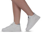 Снікерси біло/сірі жіночі (HLN2327) 4S Shoes Prima