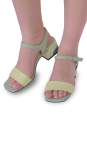 Босоніжки жовті жіночі (H1058-301-Y209) 4S Shoes Barborrylia