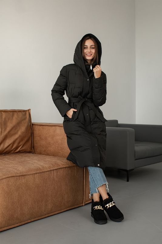 Куртка чорна жіноча (CH23012) Chanevia