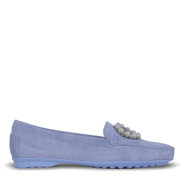Мокасини блакитні  жіночі (1929-24) 4S Shoes