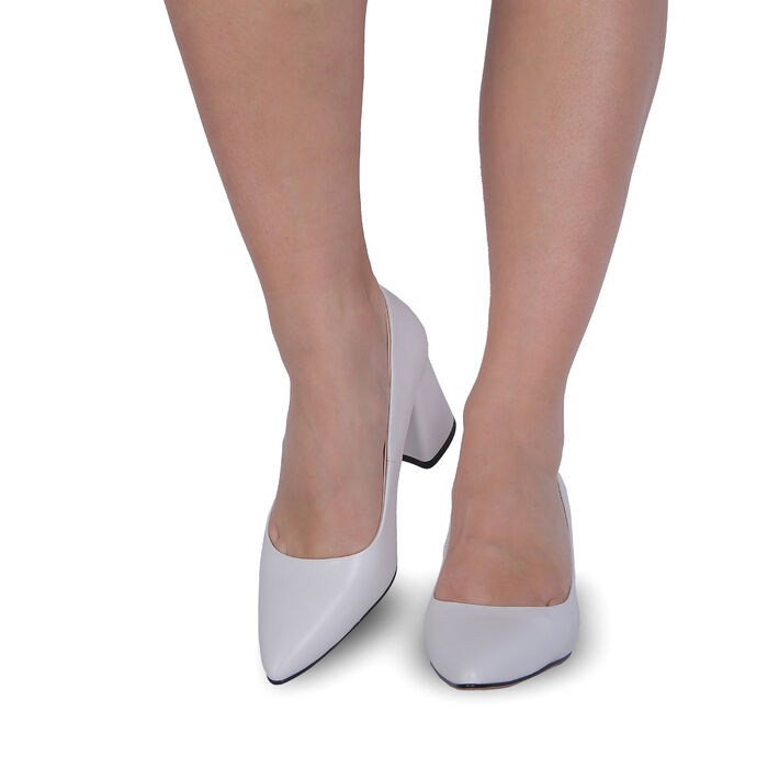 Туфлі білі жіночі (D132-A375-1) 4S Shoes Mossani