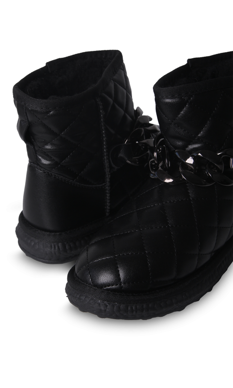 Уггі чорні жіночі (5858-2) 4S Shoes Prima