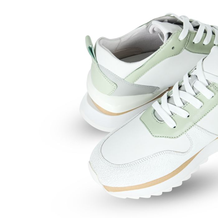 Кросівки біло/зелені жіночі (2208-4) 4S Shoes