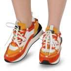Кросівки помаранчеві жіночі (2502-3) 4S Shoes