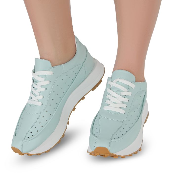 Кросівки блакитні жіночі (2209-2) 4S Shoes