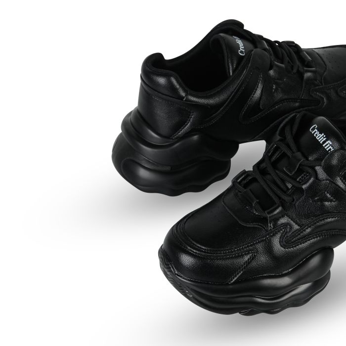 Кросівки чорні жіночі (523-586-2) 4S Shoes Credit first