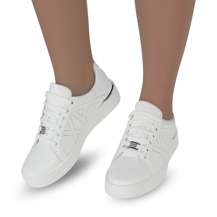 Кеди жіночі білі (2206-C11C) 4S Shoes Glossi