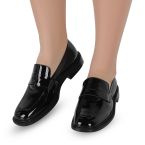 Лофери чорні жіночі (G8412-2-P1) 4S Shoes Bonetti