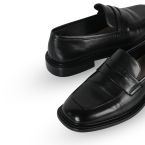 Лофери чорні жіночі (G8412-2-N1) 4S Shoes Bonetti