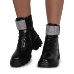 Черевики чорні жіночі (A703-2402M-228) 4S Shoes Angelo Vani