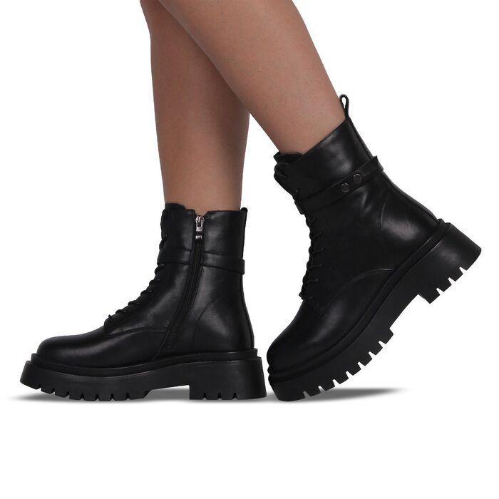 Черевики чорні жіночі (PAK2699-D940-2YM) 4S Shoes Mossani